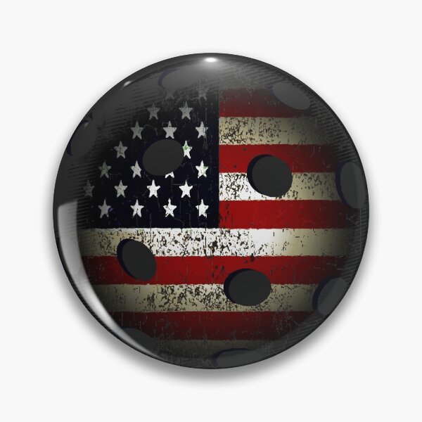 Item preview, Distressed American Flag Pickleball designed and sold by RiffXS.