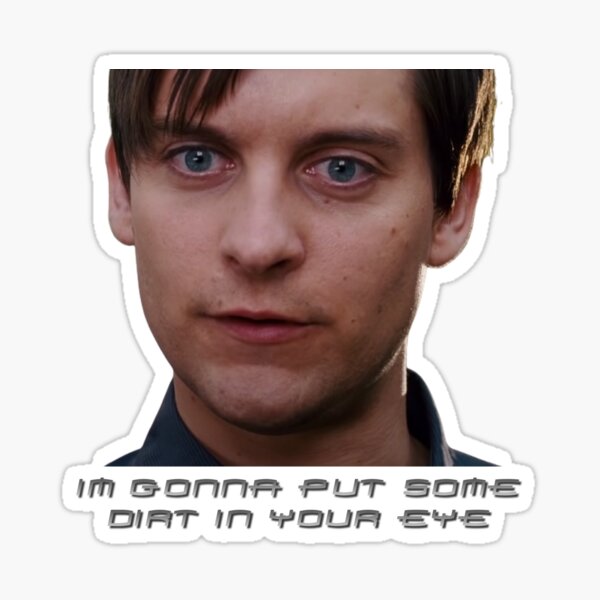  Tobey Maguire Face Meme Sticker Decal Bumper Sticker 5 :  Automotive