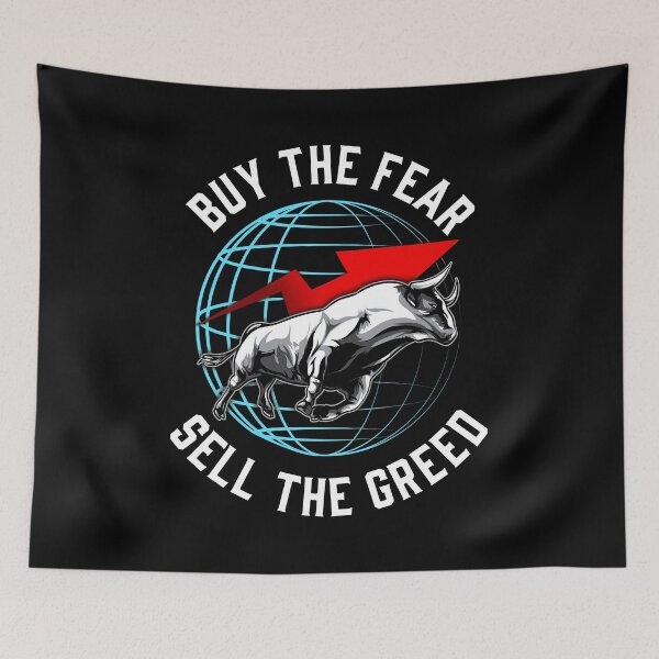Item preview, Buy The Fear Sell The Greed Bull Market Investing designed and sold by perfectpresents.