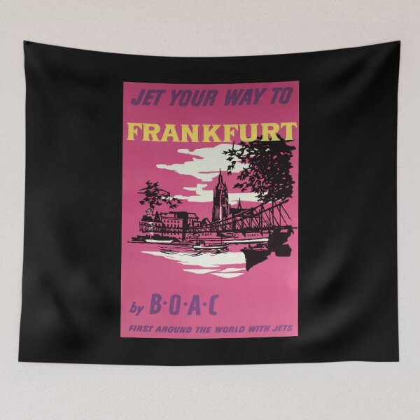 Item preview, retro classic Frankfurt poster designed and sold by CorasPosters.