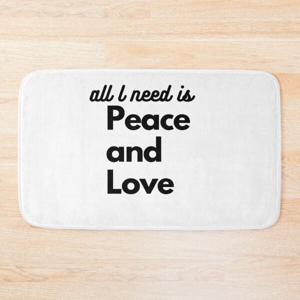 Item preview, All I Need Is Love And Peace designed and sold by morrismorgan.