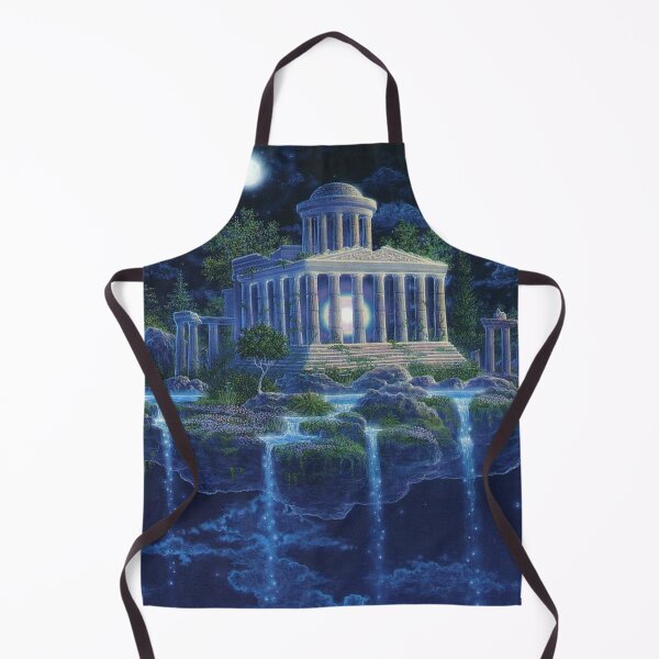 Item preview, GILBERT WILLIAMS "moon temple" painting designed and sold by dsyrod.