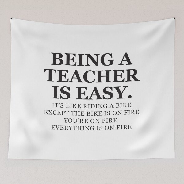 Item preview, Being A Teacher Is Easy, NOT designed and sold by pintsandquarts.