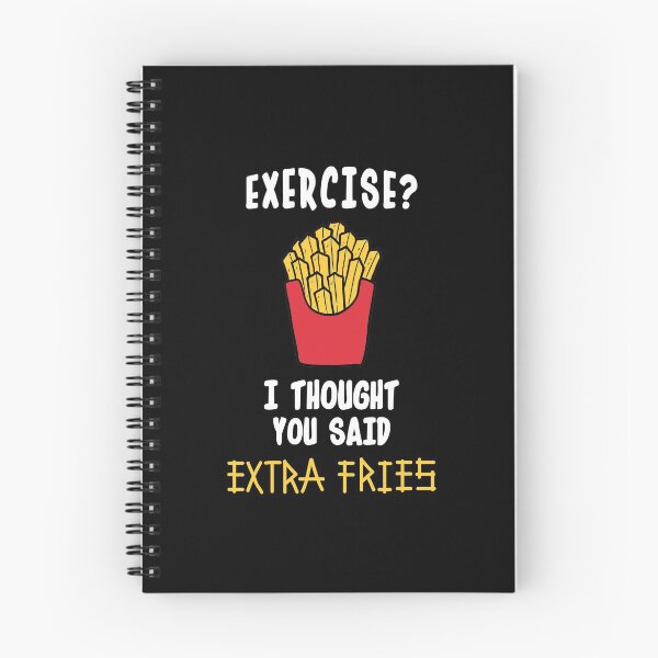 Item preview, Exercise? I Thought You Said Extra Fries designed and sold by pintsandquarts.