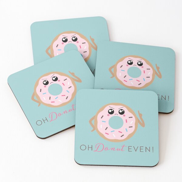 Item preview, Oh Donut Even Pun | Kawaii Donut Lover designed and sold by NocturnalEngg.