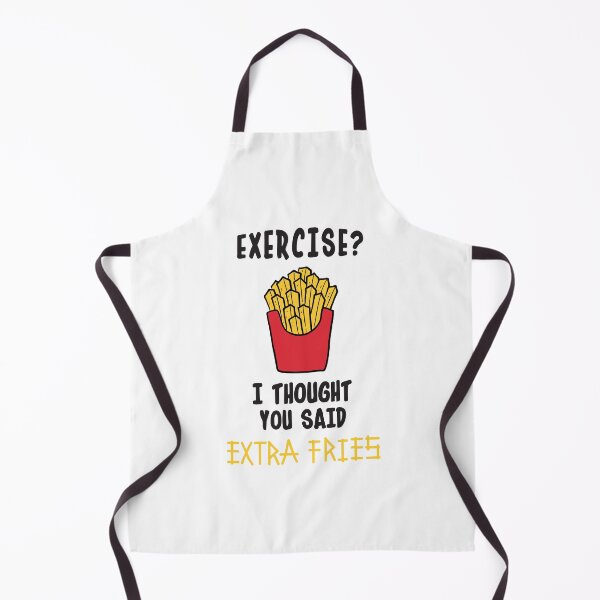 Item preview, Exercise? I Thought You Said Extra Fries designed and sold by pintsandquarts.