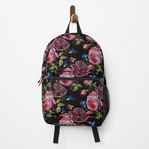 Item preview, Embroidery wild roses seamless pattern designed and sold by matrioshka.