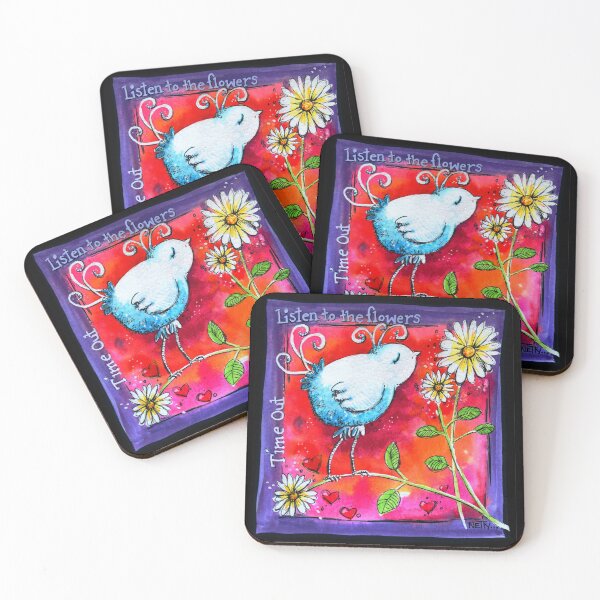 Item preview, Time Out - Listen to the Flowers designed and sold by ArtbyNETTY.