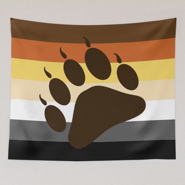 Item preview, Bear Paw Flag designed and sold by LGBT-Liberation.