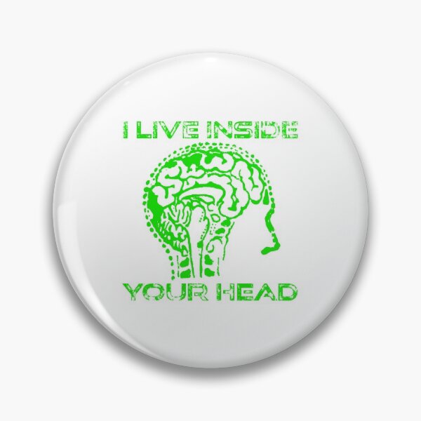 Item preview,  I live inside your head green designed and sold by shtem.