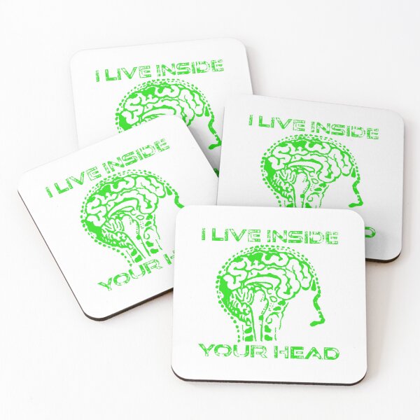 Item preview,  I live inside your head green designed and sold by shtem.