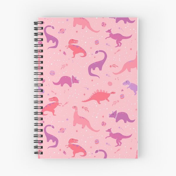 Item preview, Astronaut Dinosaurs on Pink designed and sold by latheandquill.