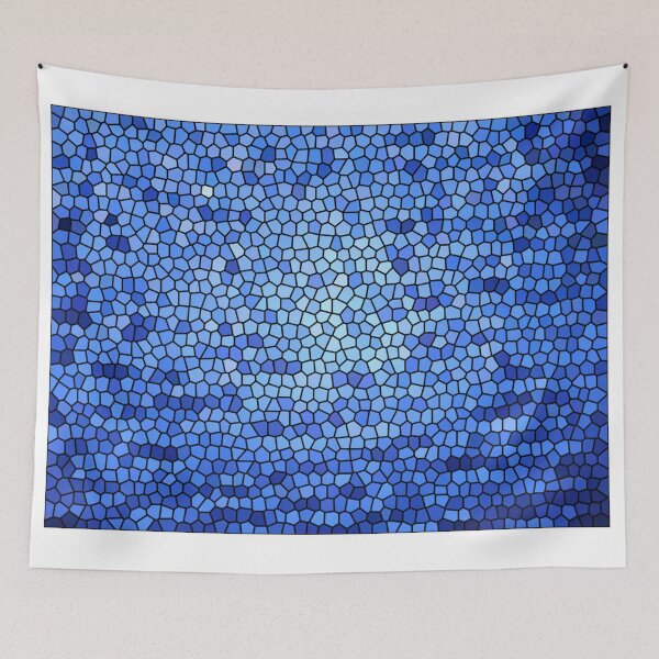 Item preview, Blue and purple color stained glass pattern designed and sold by FranWest.