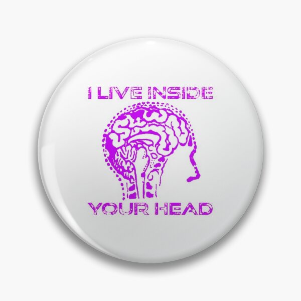 Item preview, I live inside your head purple designed and sold by shtem.
