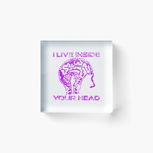 Item preview, I live inside your head purple designed and sold by shtem.