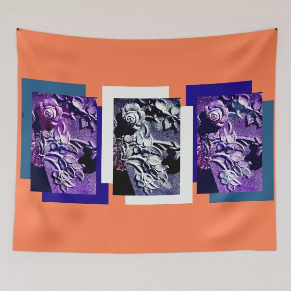 Item preview, Deep Blue Roses on Grave in Historic Huntsville Cemetery designed and sold by Silver Sky by Janet.