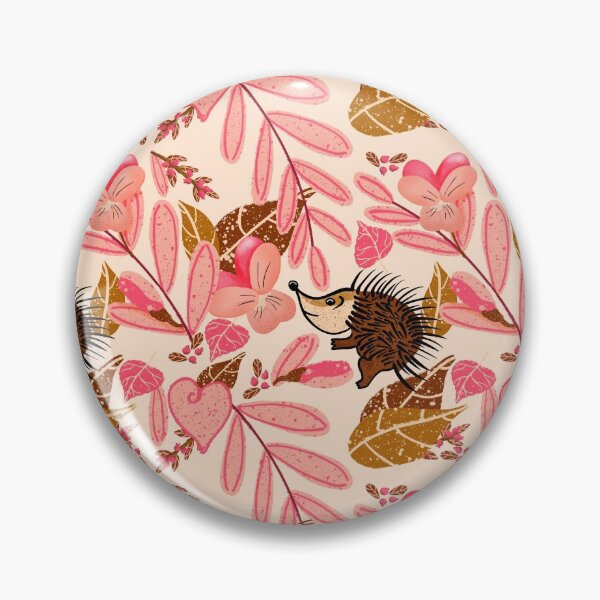 Item preview, Hedgehog Dancing in the Florals with Ivory Background designed and sold by Sheri42.