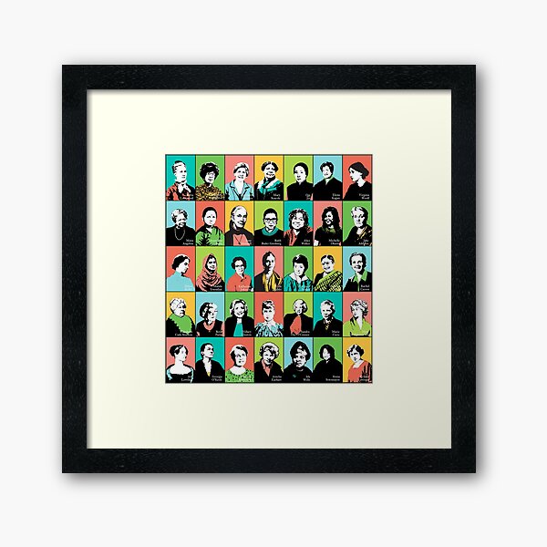 Feminist Icons Framed Art Print