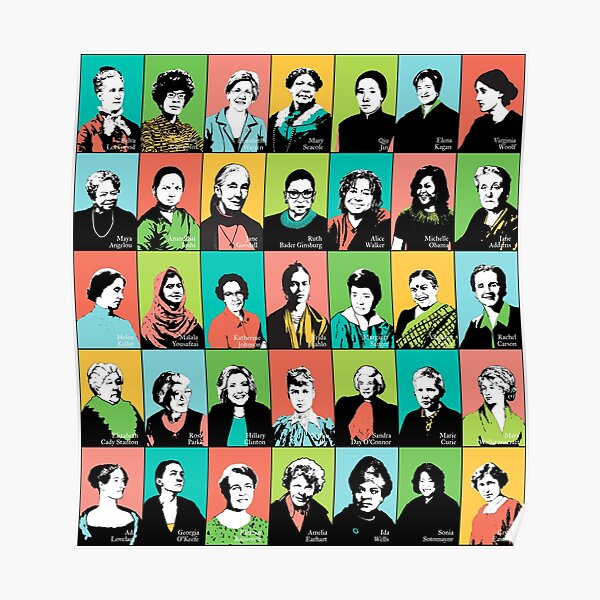 Icônes féministes Poster