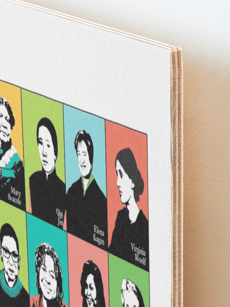 Alternate view of Feminist Icons Mounted Print
