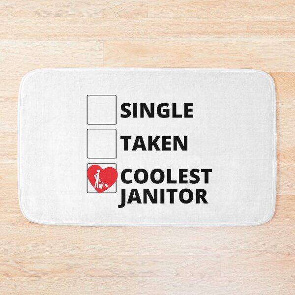 Item preview, Single Taken Coolest Janitor designed and sold by stelsanc.