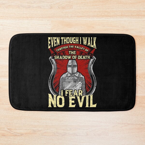 Item preview, Christian Templar Knight I Fear No Evil designed and sold by perfectpresents.