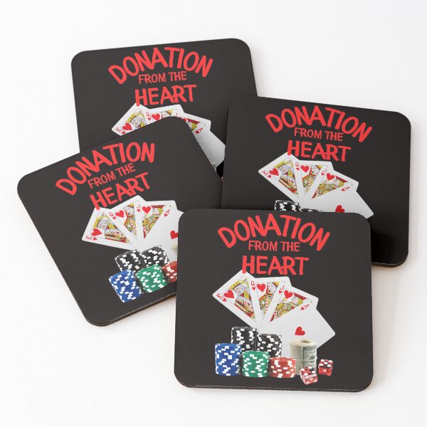 Item preview, Poker Donation from the Heart designed and sold by SloganExpress.