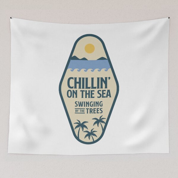 Item preview, Chillen On The Sea swinging by the trees designed and sold by NoSpecialShop.