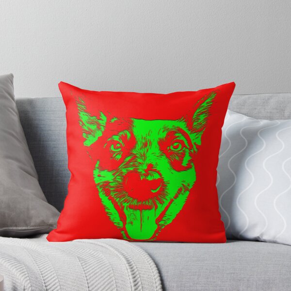 Item preview, Christmas Green Large Australian Cattle Dog (ACD) Heeler Face designed and sold by sidehustledog.