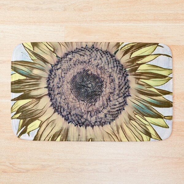 Item preview, GALATHI Sunflower Blue - Sunflower designed and sold by Galathi Designs.
