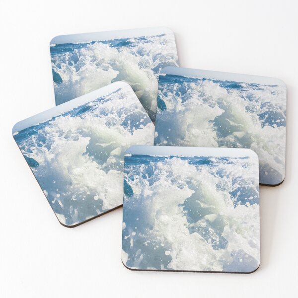 Item preview, Blue Ocean Beach Wave Splash Foam designed and sold by fotosbymaria.