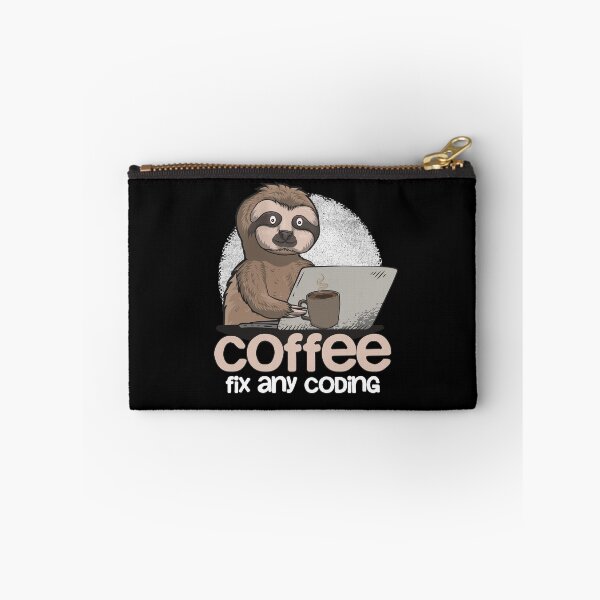 Item preview, Funny Coding Sloth With Coffee Gift designed and sold by MrEddie10.