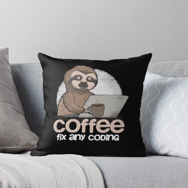 Item preview, Funny Coding Sloth With Coffee Gift designed and sold by MrEddie10.
