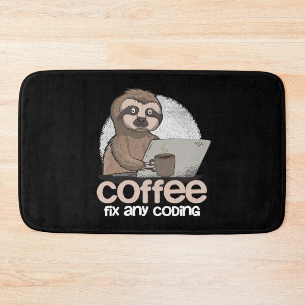Item preview, Funny Coding Sloth With Coffee Gift designed and sold by MrEddie10.