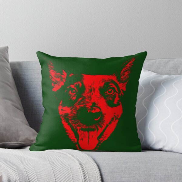 Item preview, Christmas Red Large Australian Cattle Dog (ACD) Heeler Face designed and sold by sidehustledog.