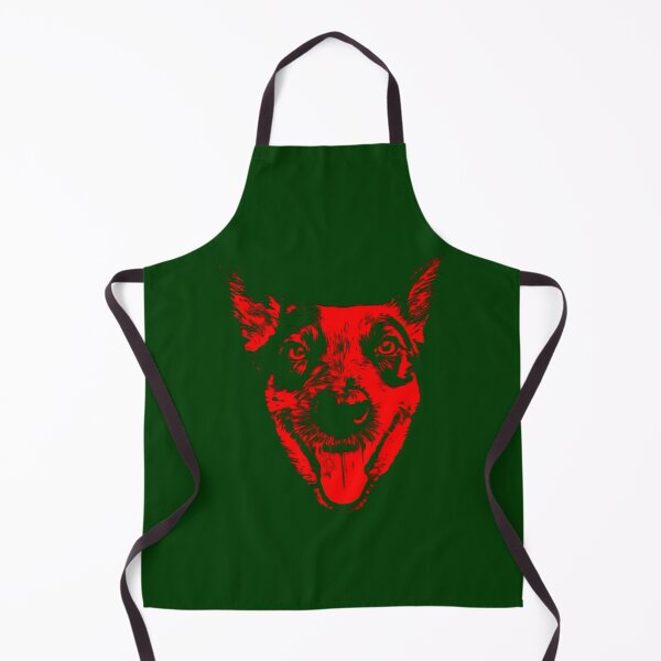 Item preview, Christmas Red Large Australian Cattle Dog (ACD) Heeler Face designed and sold by sidehustledog.