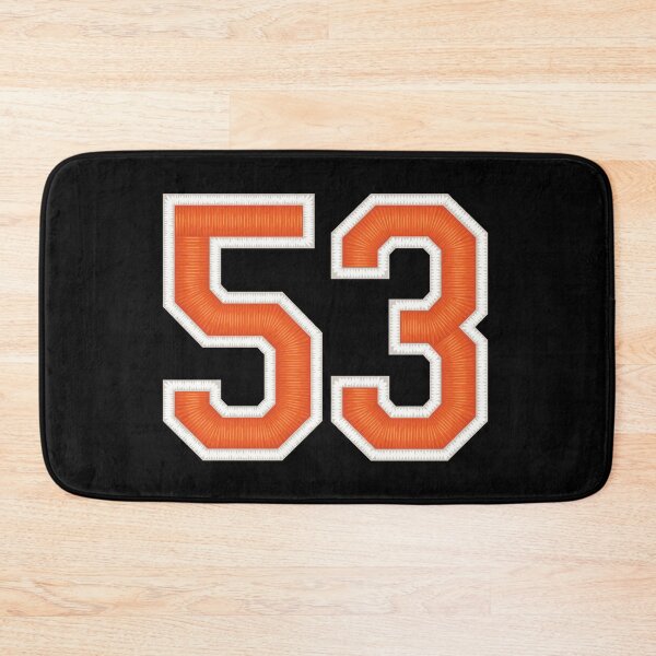 Item preview, Sports Number 53 Jersey fifty-three Orange designed and sold by elhefe.