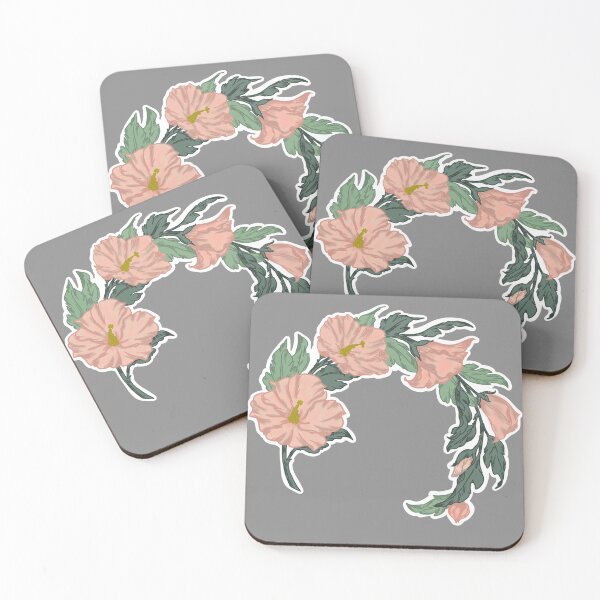 Item preview, Media luna floral designed and sold by DancingGBean.