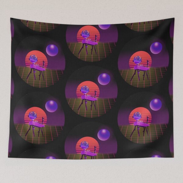 Item preview, SynthWave Beast - Space art designed and sold by rarebeasts.