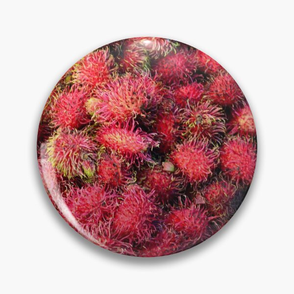 Item preview, A pile of red rambutan for sale. designed and sold by EAnneH.