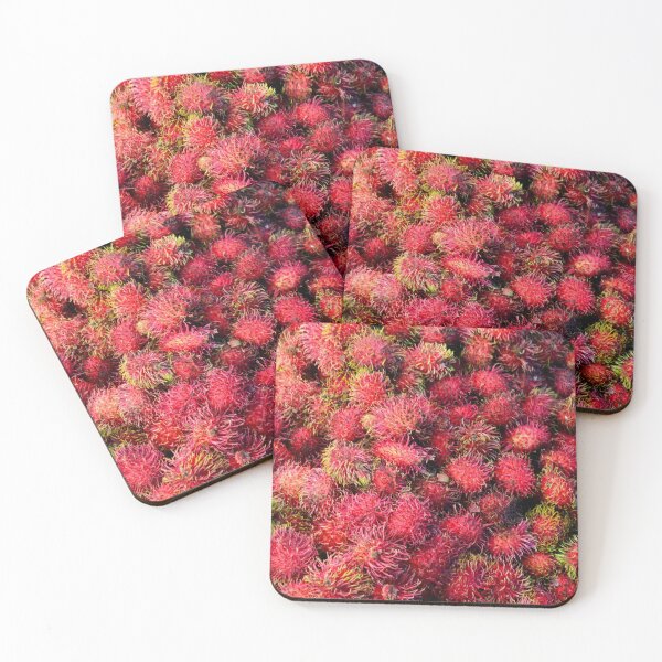 Item preview, A pile of red rambutan for sale. designed and sold by EAnneH.