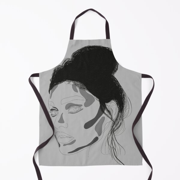 Item preview, Line Art Model Portrait - Black and White designed and sold by annedesignco.