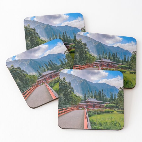 Item preview, Byodo-in Buddhist Temple in the Valley of the Temples in Oahu, Hawaii, USA designed and sold by SvetlanaSF.