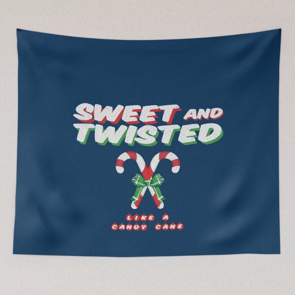 Item preview, Sweet And Twisted Like A Candy Cane Distressed Look designed and sold by preefocus.