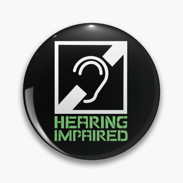 Item preview, Hearing Impaired - neon green designed and sold by Flip & Flop.