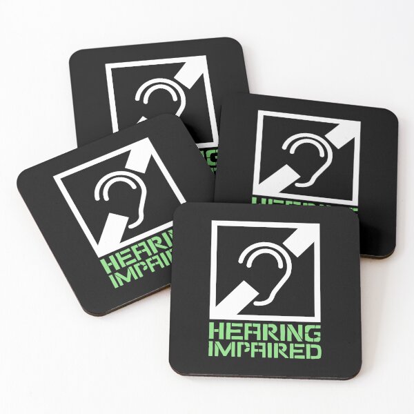 Item preview, Hearing Impaired - neon green designed and sold by Flip & Flop.