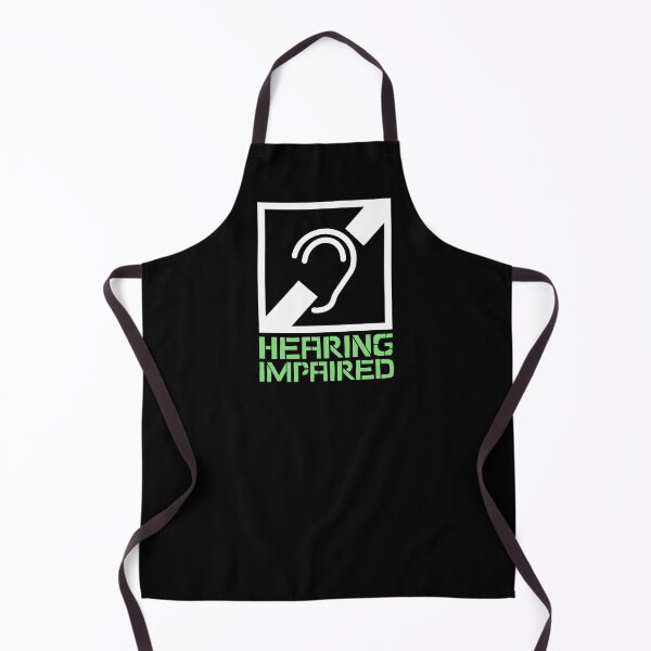 Item preview, Hearing Impaired - neon green designed and sold by Flip & Flop.