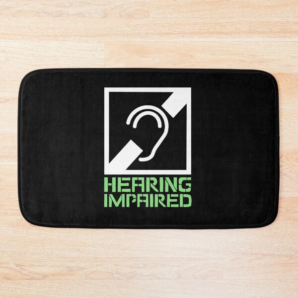 Item preview, Hearing Impaired - neon green designed and sold by Flip & Flop.