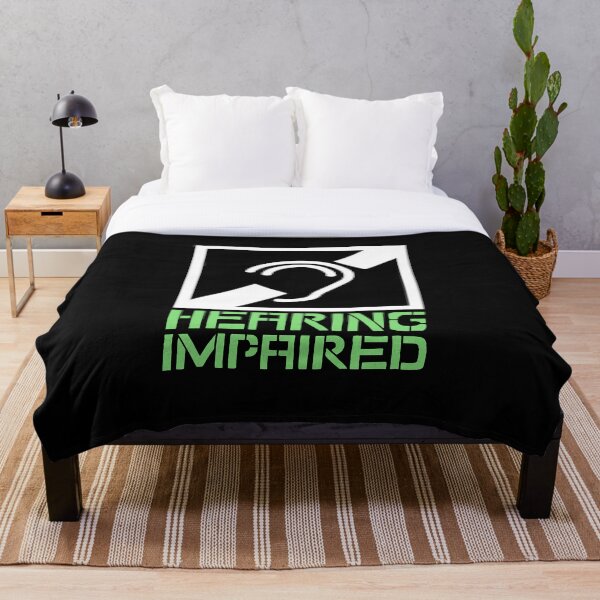 Item preview, Hearing Impaired - neon green designed and sold by Flip & Flop.