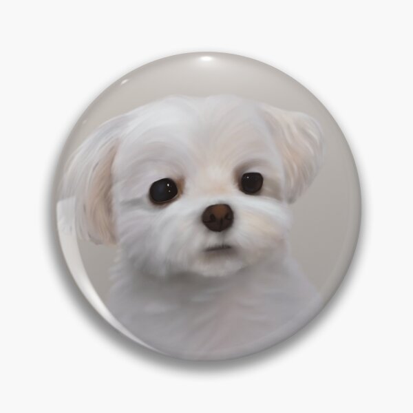 Item preview, Maltese Dog Portrait designed and sold by NakakiArt.